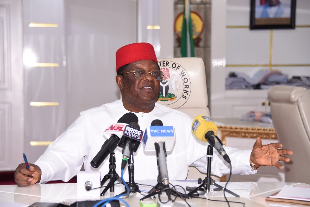 STATEMENT OF SEN. KWANKWASO THAT THE NORTH IS MARGINALIZED ON ROAD INFRASTRUCTURE DEVELOPMENT UNDER PRESIDENT TINUBU’S ADMINISTRATION, ABSOLUTELY FALSE, MISLEADING AND SELF-SERVING.
 fmw.gov.ng/read/3324