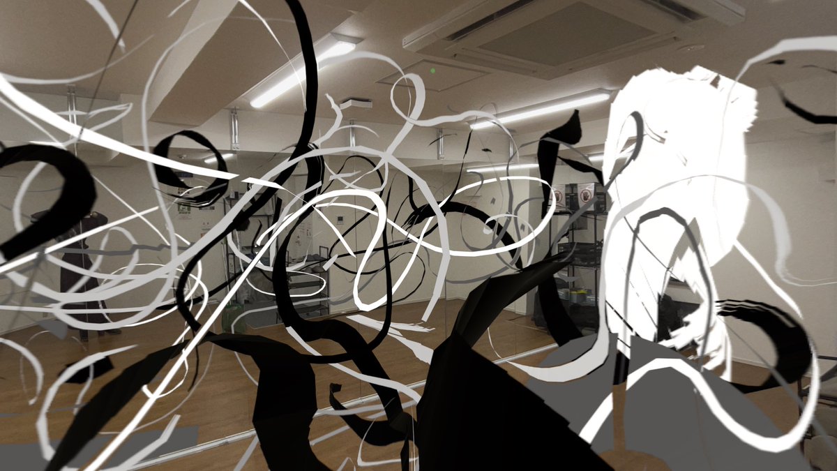 Spatial action painting🫟