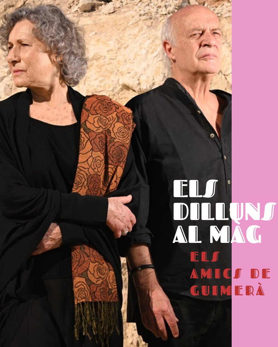 📣 Torna el cicle “ELS DILLUNS AL MÀG”!

🎭 "Què li hem fet a aquest planeta"
Amb Joan Isaac i Carme Sansa
🗓 Dilluns 4 d’agost
🕗 20 h i 22 h
📍 Museu Àngel Guimerà
🎟️ 5 € a museusdelvendrell.koobin.com

#EstimemLaCultura #ÀngelGuimerà #elV

Més info al fil! 👇🧵