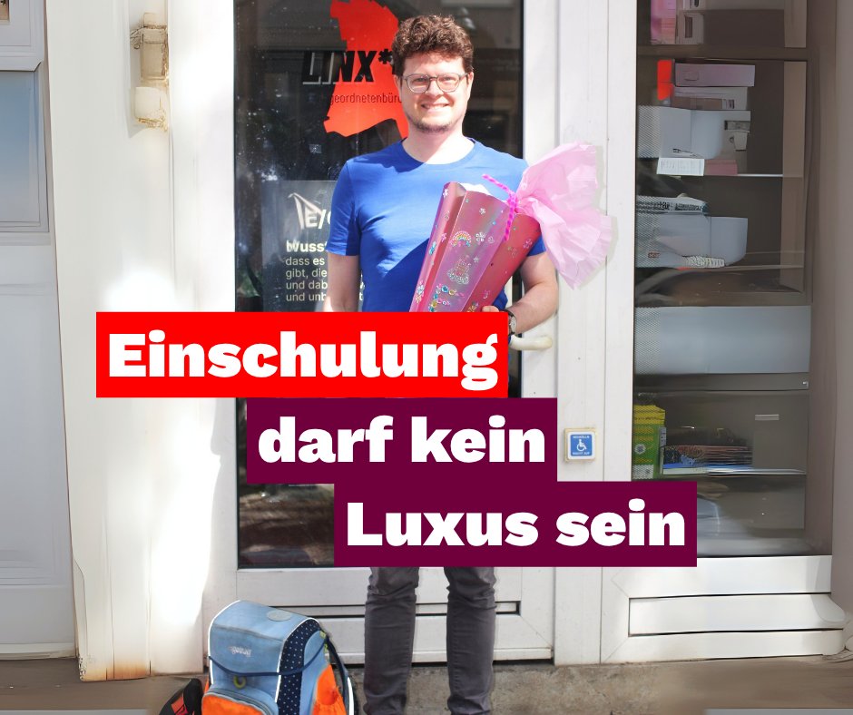 Niklas Schrader (@nikschrader) on Twitter photo Während Preise explodieren, werden Familien im #Bürgergeld weiter gekürzt. Das trifft vor allem Kinder. Ich spende meine Diätenerhöhung an den Schulbonus von <a href="/sanktionsfrei/">Sanktionsfrei</a>, damit jedes Kind mit Schulranzen und Stiften ins neue Schuljahr starten kann Während Preise explodieren, werden Familien im #Bürgergeld weiter gekürzt. Das trifft vor allem Kinder. Ich spende meine Diätenerhöhung an den Schulbonus von <a href="/sanktionsfrei/">Sanktionsfrei</a>, damit jedes Kind mit Schulranzen und Stiften ins neue Schuljahr starten kann