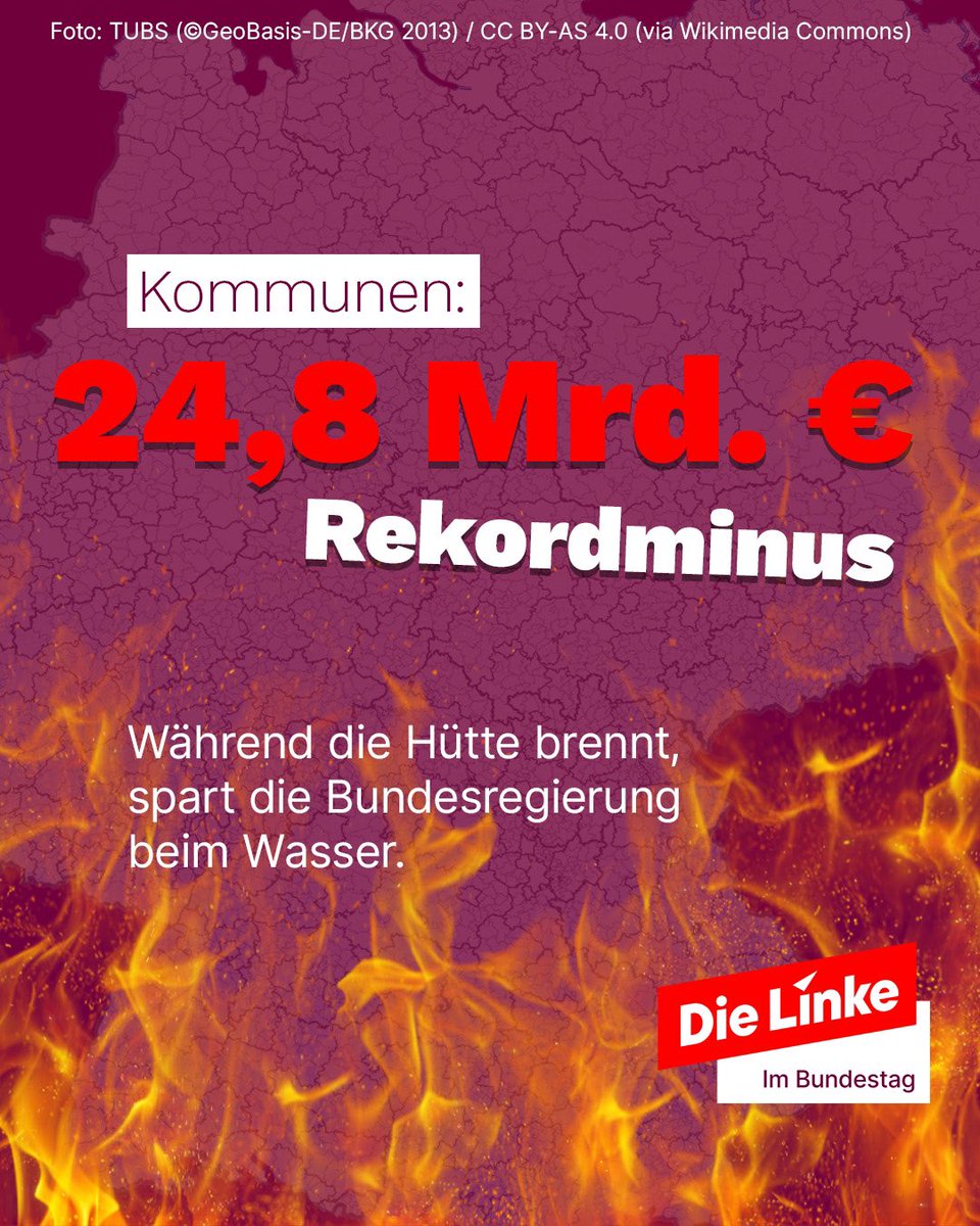 Die Linke im Bundestag (@dielinkebt) on Twitter photo Zum „Bertelsmann Finanzreport 2025" erklärt <a href="/SaschaHWagner/">Sascha H. Wagner</a>: „Die Kommunen in Deutschland stecken mitten in einer finanziellen Notlage. Ein solches Defizit ist nicht nur ein Alarmsignal - es ist ein strukturelles Versagen auf Bundes- und Landesebene. Wenn Städte und Gemeinden zum Zum „Bertelsmann Finanzreport 2025" erklärt <a href="/SaschaHWagner/">Sascha H. Wagner</a>: „Die Kommunen in Deutschland stecken mitten in einer finanziellen Notlage. Ein solches Defizit ist nicht nur ein Alarmsignal - es ist ein strukturelles Versagen auf Bundes- und Landesebene. Wenn Städte und Gemeinden zum