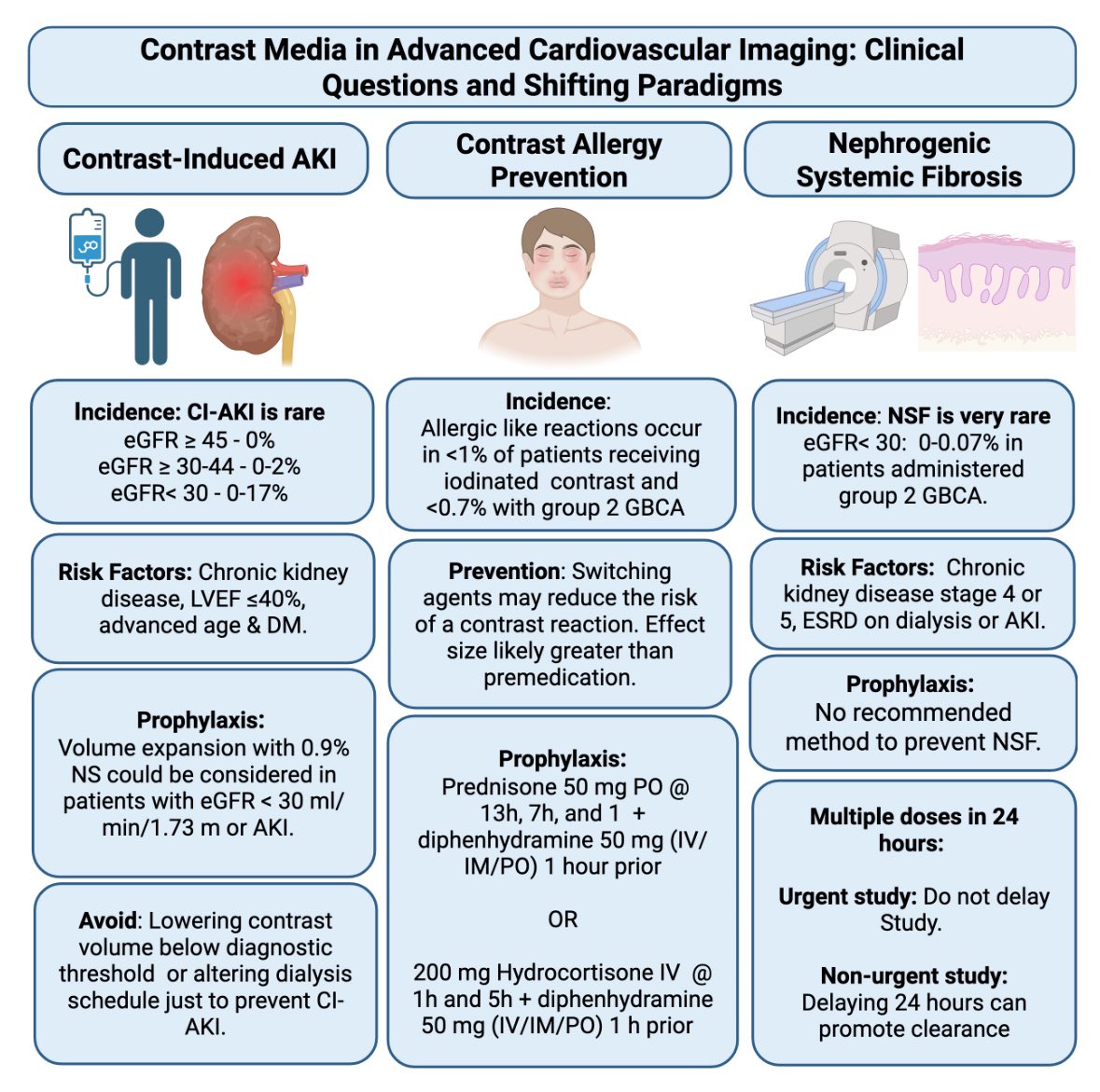 Contrast Media in Advanced Cardiovascular Imaging: Clinical Questions and Shifting Paradigms
<a href="/kirtipalbhatia/">Kirtipal Bhatia</a> <a href="/danilorenzatti/">Daniel Lorenzatti, MD.</a> <a href="/salernomdphd/">Dr. Michael Salerno M.D. P.h.D</a> <a href="/RonBlankstein/">Ron Blankstein</a> 

acc.org/Latest-in-Card…

#ACCimaging <a href="/ACCinTouch/">American College of Cardiology</a>
