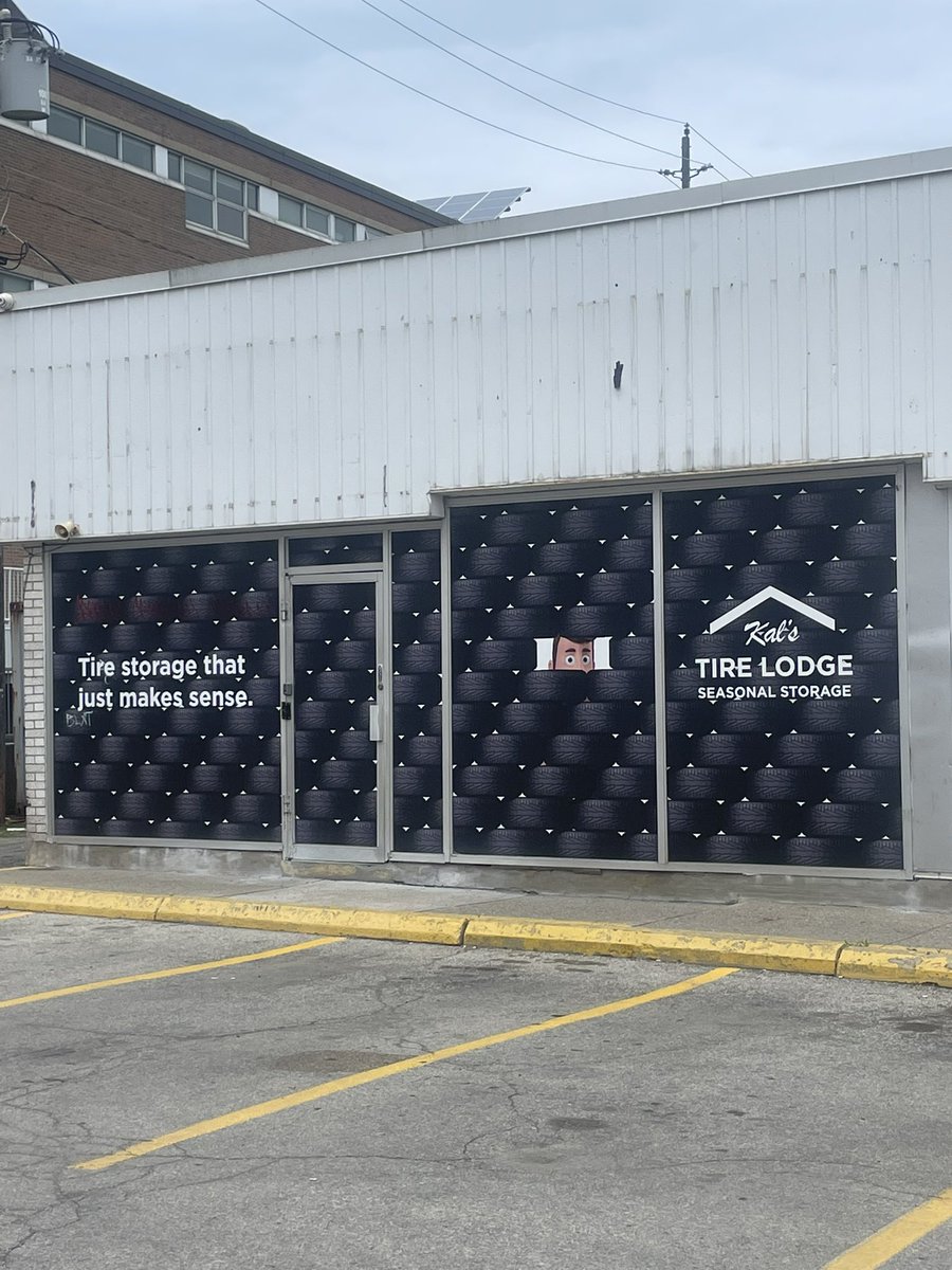 I like that it looks like this guy is being Cask of Amontilladoed with tires