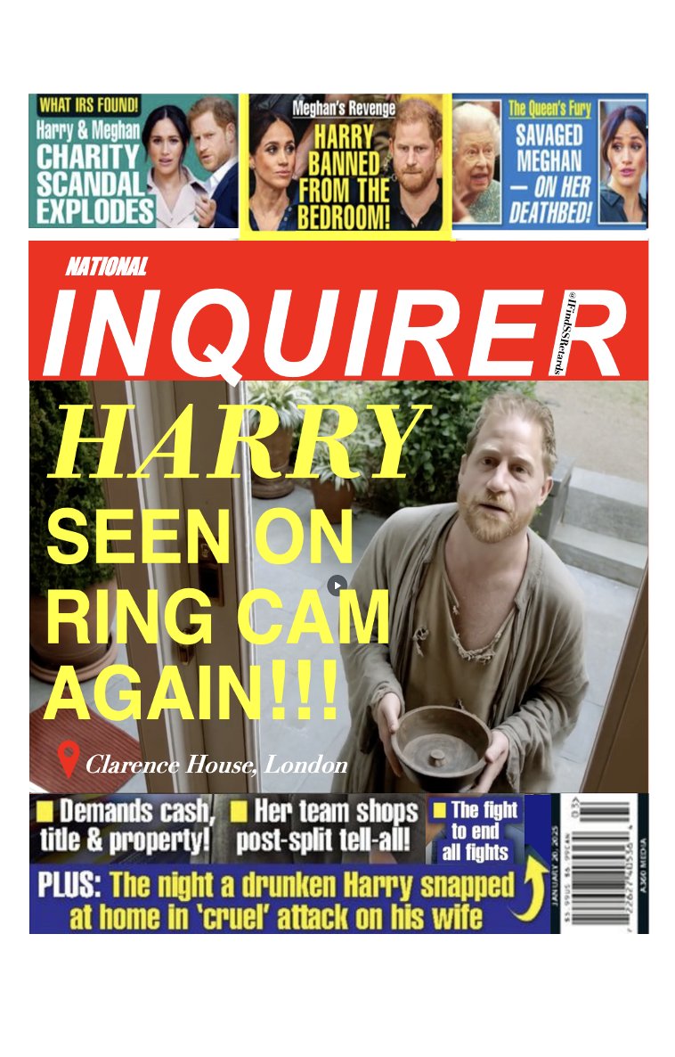 IFindSSRetards's tweet photo. 📰Found An American Tabloid 📰 
#SATIRE #HarryIsASimp #RoyalFamily https://t.co/QzVP1hT2SL