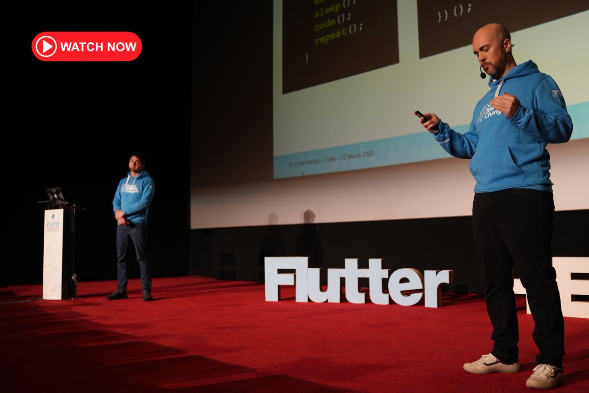 Flutter Heroes (@flutterheroes) on Twitter photo 🚀 What does it really take to achieve Continuous Delivery with Flutter at scale?
🟢🎥 Watch now: “A Journey to Continuous Delivery with Flutter – SNCF Connect & Tech”
🔗 youtu.be/hn2NrhJWbxc 👈🏻
In this session from Flutter Heroes 2025, <a href="/BodyAdrien2/">Body Adrien</a> and <a href="/FrancoisN0/">François Nollen</a> (Staff 🚀 What does it really take to achieve Continuous Delivery with Flutter at scale?
🟢🎥 Watch now: “A Journey to Continuous Delivery with Flutter – SNCF Connect & Tech”
🔗 youtu.be/hn2NrhJWbxc 👈🏻
In this session from Flutter Heroes 2025, <a href="/BodyAdrien2/">Body Adrien</a> and <a href="/FrancoisN0/">François Nollen</a> (Staff