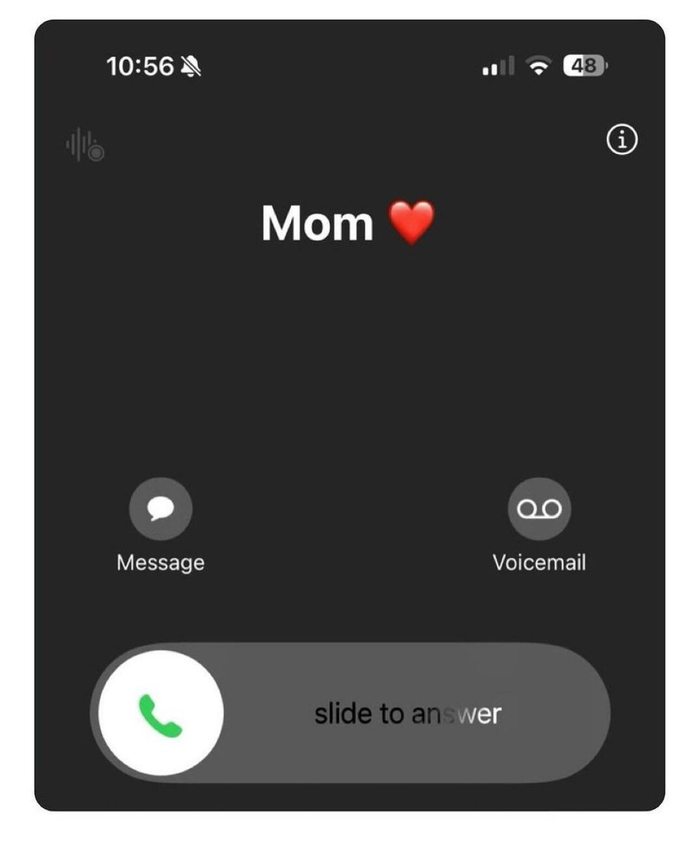 The call I never want to stop receiving.