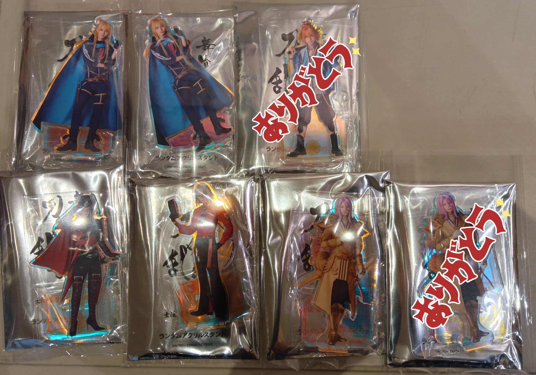 舞台刀剣乱舞 士伝 たちポシェット ランブロ クリアカード アクスタ 詰め合わせ いく on X: 