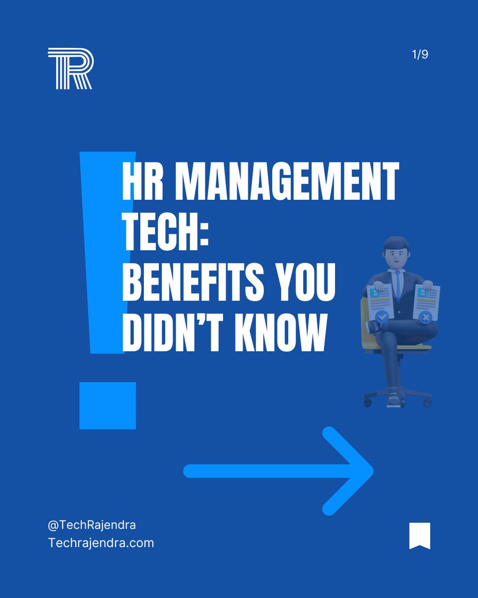 Tech_Rajendra's tweet image. 🧠 #HR_Tech = Smarter Workflows

HR tools today do more than track leaves.

✅ #Automate onboarding
✅ Boost engagement
✅ Cut admin time by 25%
✅ Real-time workforce insights
✅ Stay 100% compliant

Let #TechRajendra simplify your HR game.

#DigitalHR #SmartHR #HRManageme