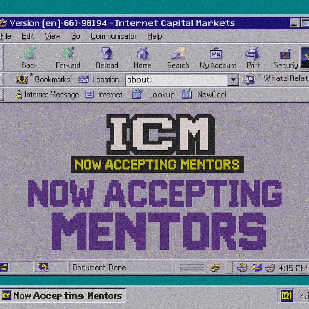 My thesis for <a href="/icmdotrun/">ICM.RUN</a> - The first ICM Incubator