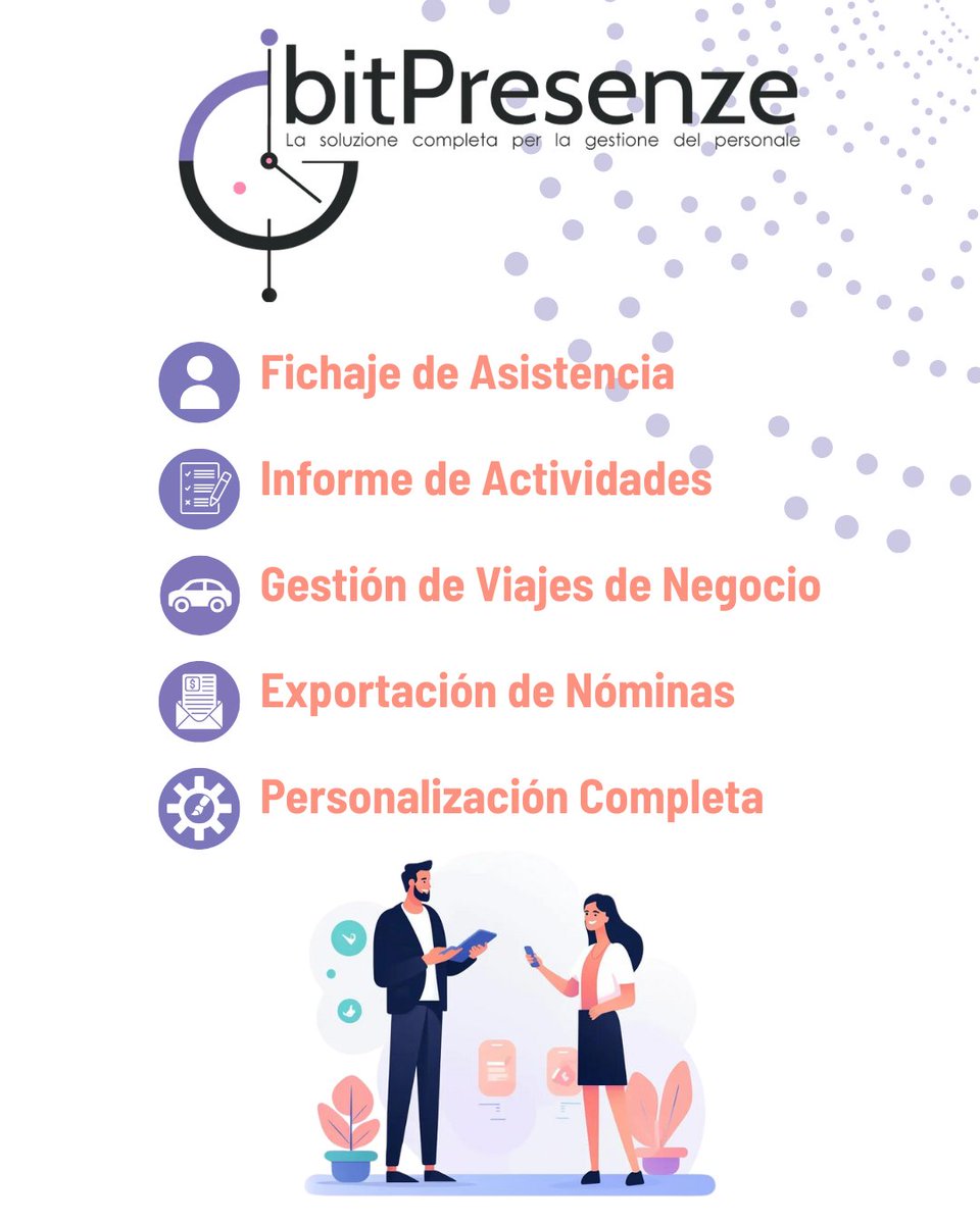 delphistudio_es's tweet image. ¿Buscas optimizar la gestión de asistencia en tu empresa?
¡bitPresenze es la solución ideal!

Con bitPresenze, tendrás el control total y simplificado que necesitas

¡Activa ahora tu prueba gratuita y transforma la gestión de asistencia de tu empresa!

➡bitpresenze.it/es/