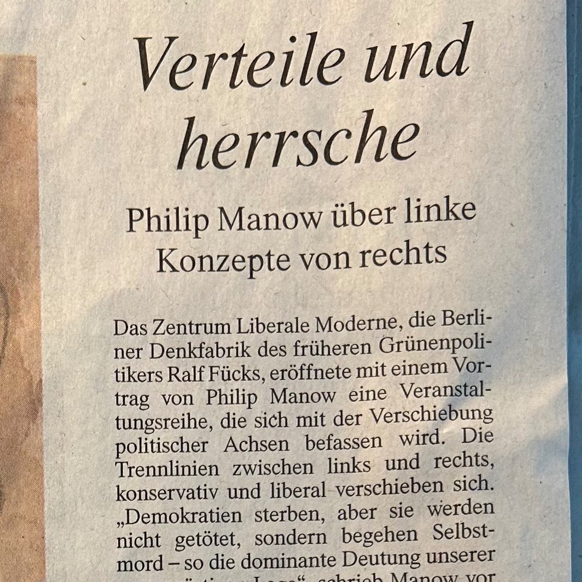 Alexander Schwitteck (@alexanderschwi9) on Twitter photo Lesenswerter Bericht von <a href="/HansHuett/">Hans Huett</a> in der heutigen <a href="/faznet/">Frankfurter Allgemeine</a> über unser Fachgespräch »Ist Populismus per se eine Gefahr für die Demokratie?« aus unserem Projekt Vordenker der liberalen Moderne mit Philip Manow, <a href="/KarolinaWigura/">Karolina Wigura</a> und <a href="/fuecks/">Ralf Fuecks</a>. 👇
<a href="/LiberaleModerne/">LibMod - Zentrum Liberale Moderne</a> Lesenswerter Bericht von <a href="/HansHuett/">Hans Huett</a> in der heutigen <a href="/faznet/">Frankfurter Allgemeine</a> über unser Fachgespräch »Ist Populismus per se eine Gefahr für die Demokratie?« aus unserem Projekt Vordenker der liberalen Moderne mit Philip Manow, <a href="/KarolinaWigura/">Karolina Wigura</a> und <a href="/fuecks/">Ralf Fuecks</a>. 👇
<a href="/LiberaleModerne/">LibMod - Zentrum Liberale Moderne</a>