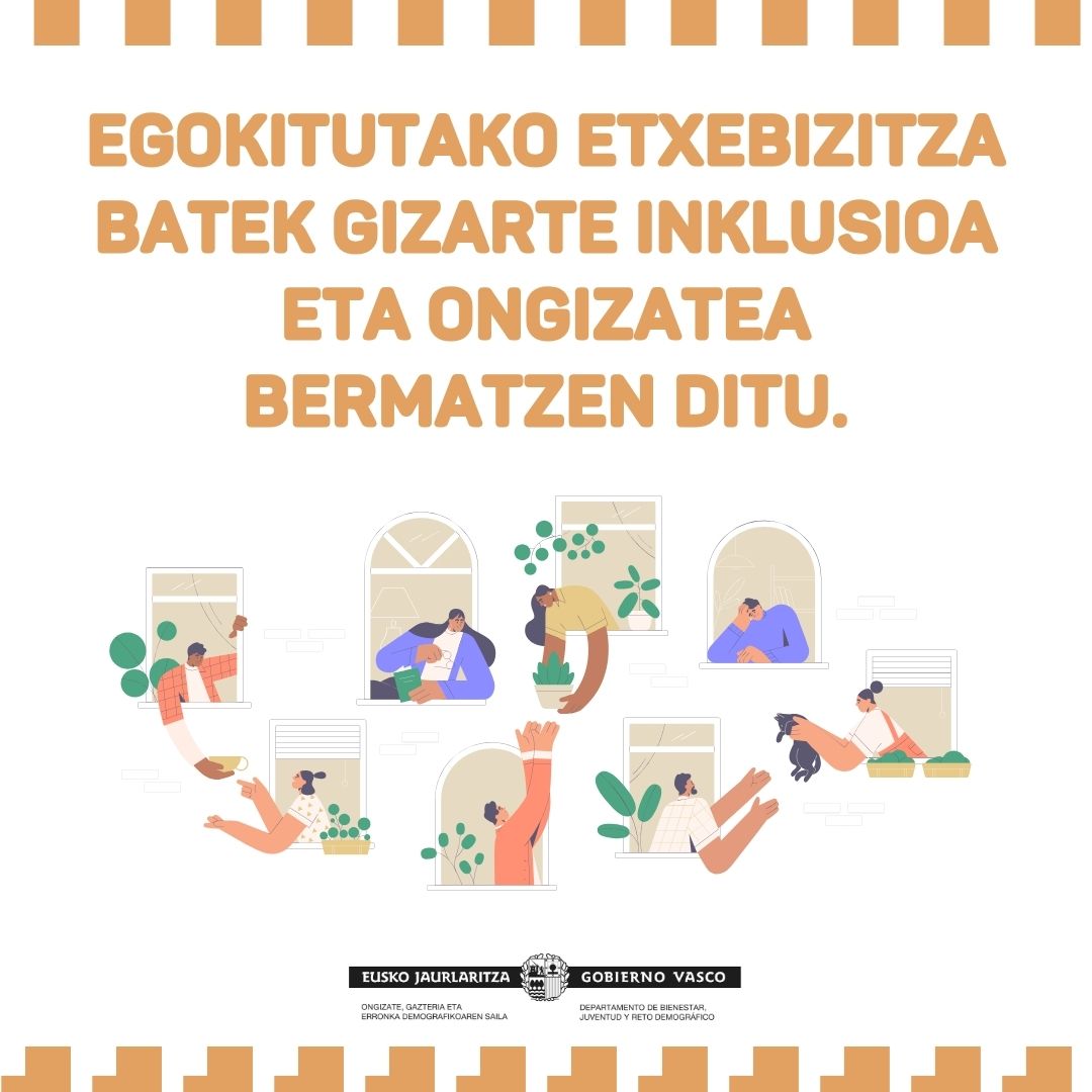 🏡 #Etxebizitza lagunkoia, bizi-kalitate handiagoa.
Cohousing-a, belaunaldien arteko bizitokiak eta bizitza osorako etxeak: autonomia eta komunitate-loturak sustatzen dituzten eredu berriak.
#EusLagunkoiaBerria25 #Etxebizitza #Komunitatea