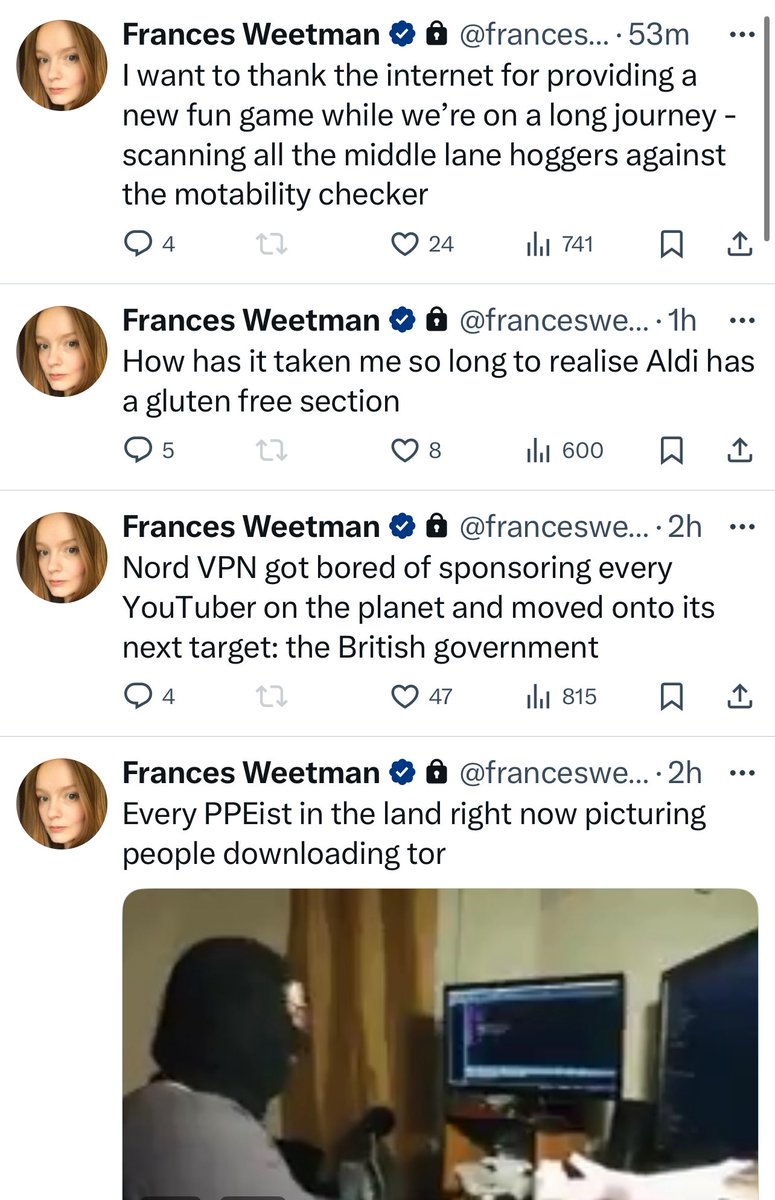 Gonna do this slop in bulk for a bit, it’s so petty and witless it’ll make you puke