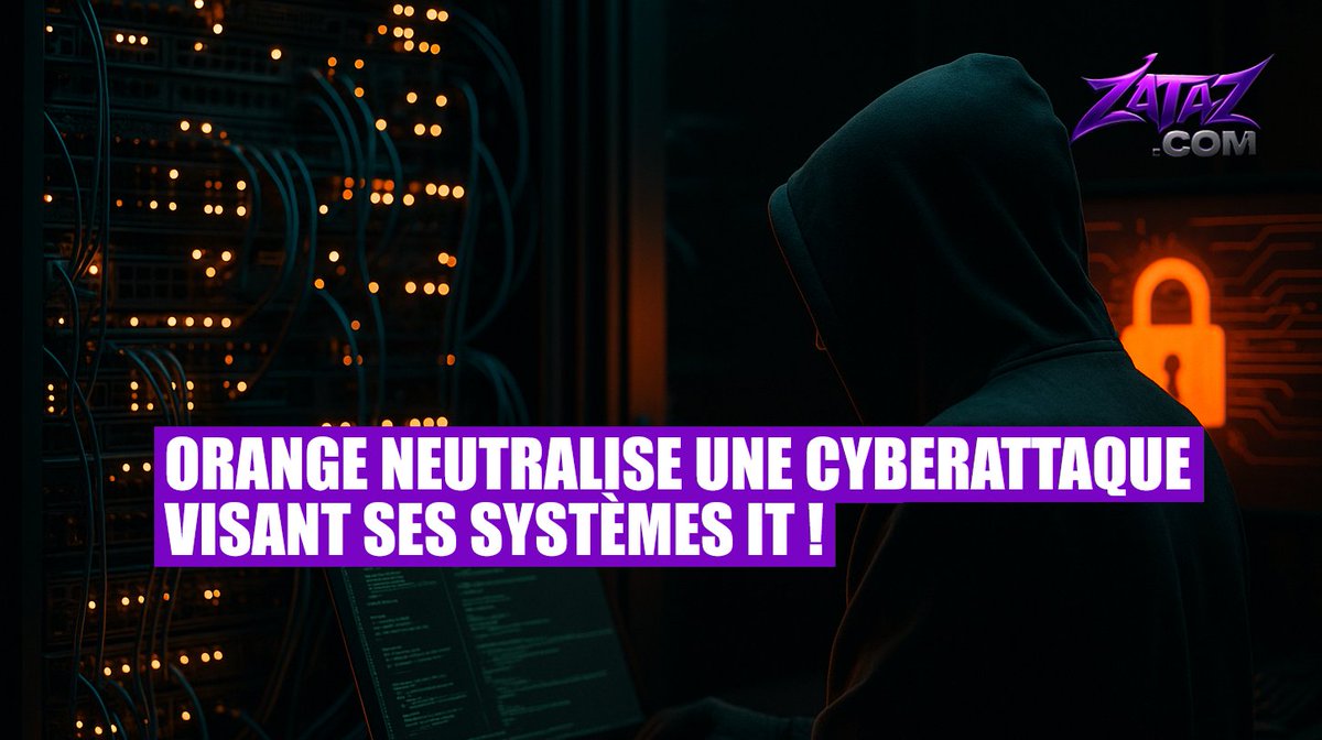 // Orange neutralise une cyberattaque visant ses systèmes IT

Le 25 juillet, Orange a détecté et bloqué une intrusion informatique ciblée. L’attaque a été neutralisée, bien que certains services professionnels aient été temporairement perturbés en France. Une plainte a été