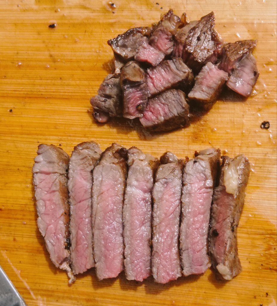 I made a steak.