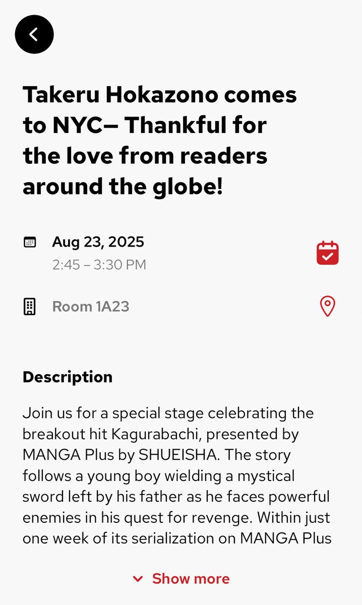 Treader78's tweet image. I’M GONNA SEE TAKERU HOKAZONO AT ANIME NYC???