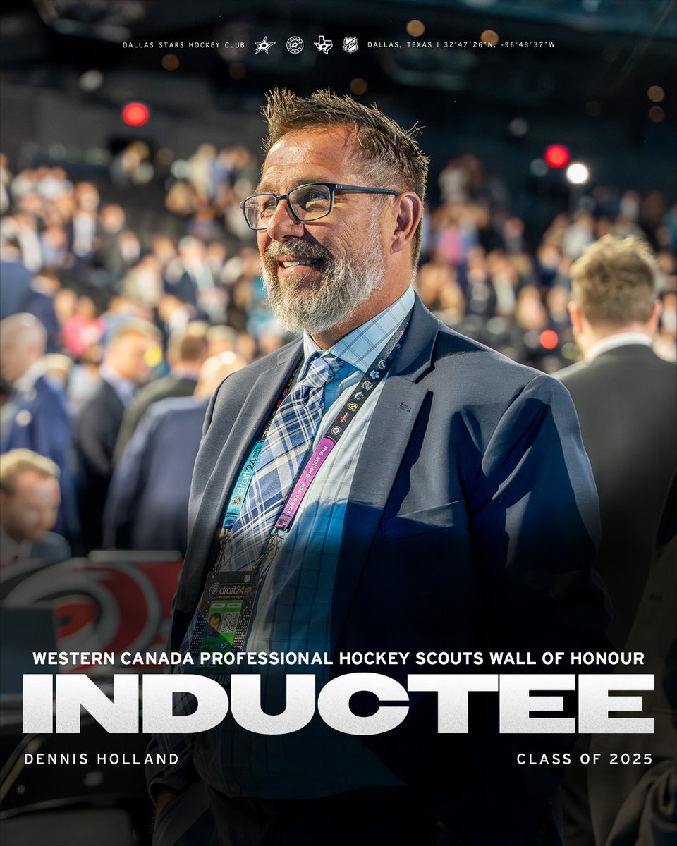 X - Dallas Stars (@dallasstars) on Twitter photo Congratulations are in order for Stars scouts! 🌟
Congratulations to Brad Robson, Dennis Holland, Jim Pedersen, Doug Overton Sr., Ray Payne, and Stu MacGregor for being inducted to the Western Canada Professional Hockey Scouts Foundation Wall of Honour!
<a href="/hockeyscoutsfnd/">Western Canada Pro Hockey Scouts Foundation</a> | Congratulations are in order for Stars scouts! 🌟
Congratulations to Brad Robson, Dennis Holland, Jim Pedersen, Doug Overton Sr., Ray Payne, and Stu MacGregor for being inducted to the Western Canada Professional Hockey Scouts Foundation Wall of Honour!
<a href="/hockeyscoutsfnd/">Western Canada Pro Hockey Scouts Foundation</a> |