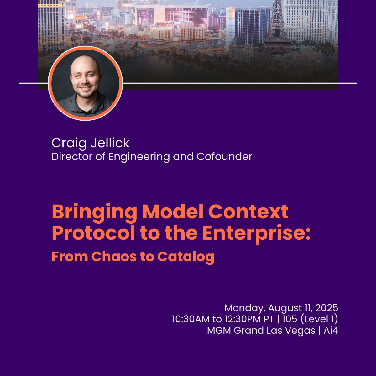 What does it take to bring MCP into enterprise environments—securely, at scale, and without chaos?

🎤 Join Obot.ai Cofounder &amp; Director of Engineering, Craig Jellick, at Ai4 Vegas as he walks through how organizations can move From Chaos to Catalog with