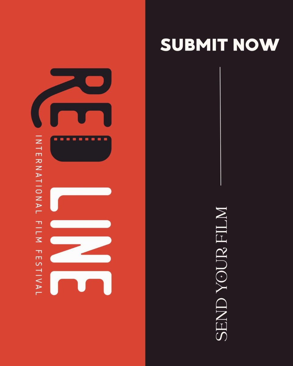 RedLineFF's tweet photo. @RedLineFF is excited to officially open its door to the Third Edition!

📣 OPEN NOW! SUBMIT YOUR FILM!

📌 https://t.co/bVIOCdH6Vx

🗓 DeadLines
• August 13, 2025
• September 18, 2025
• October 23, 2025
• December 9, 2025
• January 21, 2026
• February 17, 2026 https://t.co/HzKRYVVstc