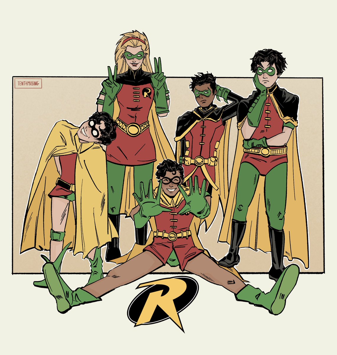 and then there were five #robin (s)
