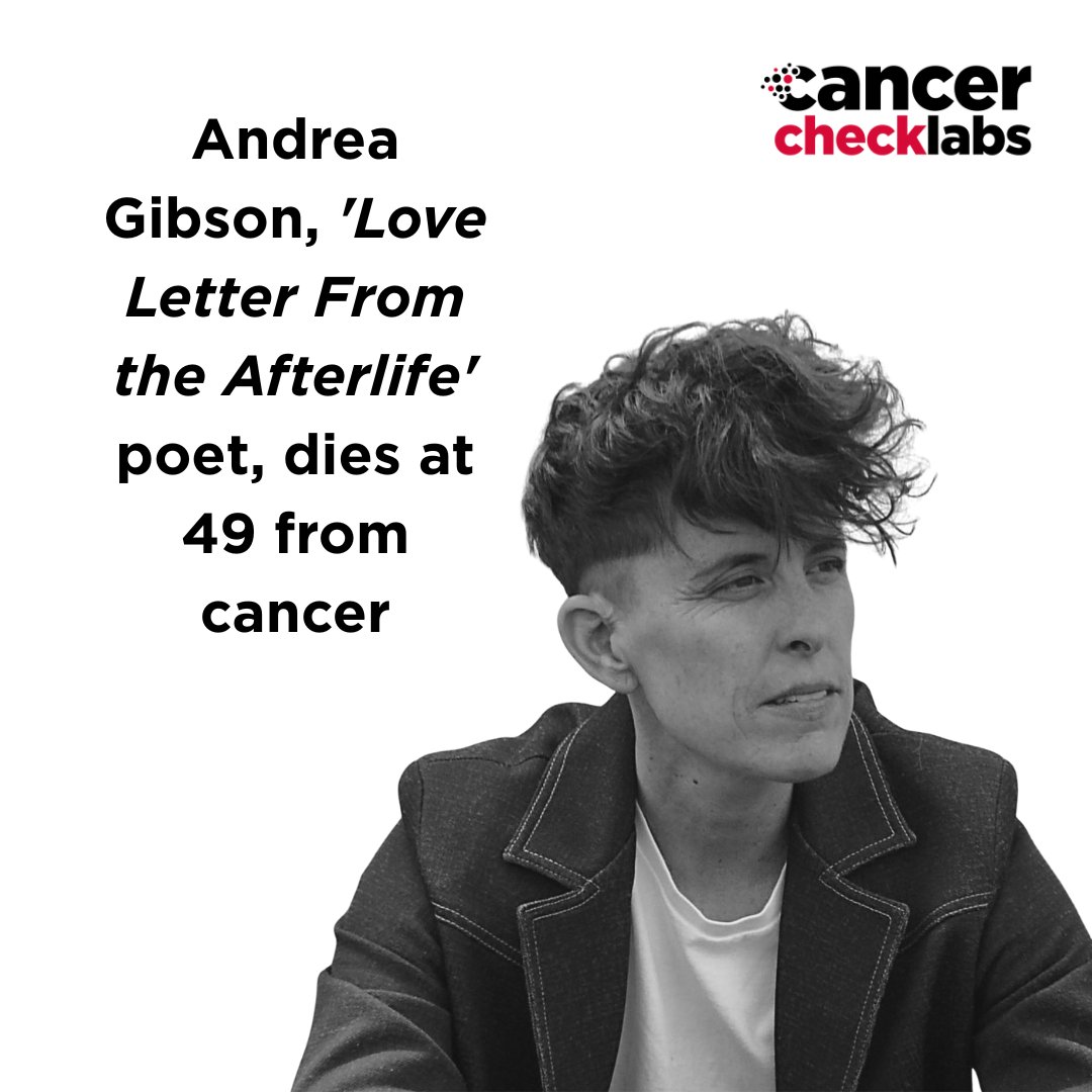 Andrea Gibson’s words healed, awakened, and comforted so many. 

Ovarian cancer is often called the “silent killer” because its early symptoms are vague, and it’s rarely found early without proactive testing.

#AndreaGibson #OvarianCancerAwareness #CancerCheckLabs