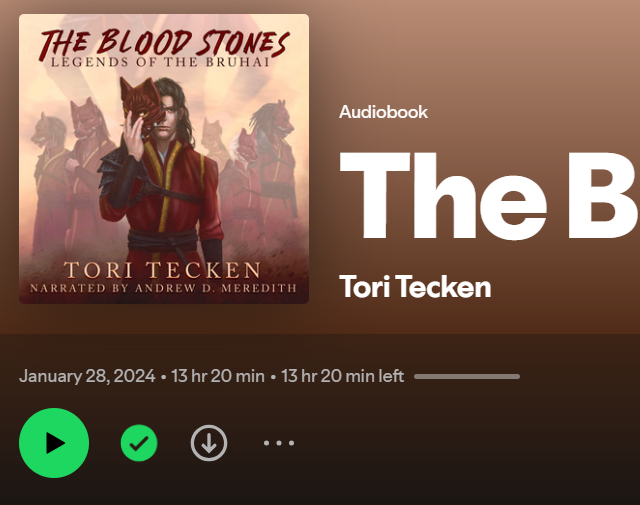 Tori Tecken 🤘🏻 (@toritalks2) on Twitter photo This is a great time for me to mention that The Blood Stones audiobook is NOT exclusively on Amazon. Find <a href="/AndrewDMth/">Andrew D Meredith</a>'s fantastic performance on all your favorite audiobook platforms! This is a great time for me to mention that The Blood Stones audiobook is NOT exclusively on Amazon. Find <a href="/AndrewDMth/">Andrew D Meredith</a>'s fantastic performance on all your favorite audiobook platforms!