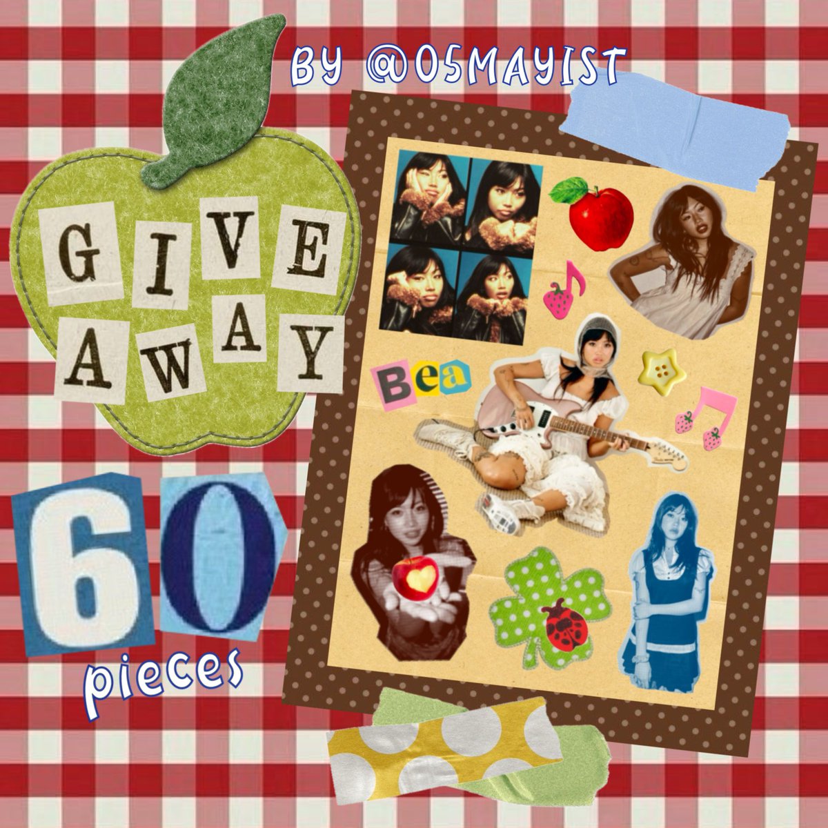 05mayist's tweet image. GIVEAWAY 🍎⋆˚꩜ ⭐️.ᐟ 
ㅤ
° 🍀･ A6 die-cut stickers ೃ࿔*:
 ㅤ
date : 06 aug 2025
location : samyan mitr town
 ㅤ
see you there angels🪽˚｡⋆
please kindly retweet 🩵
ㅤ
 #TheSpaceInBetweenTourBKK