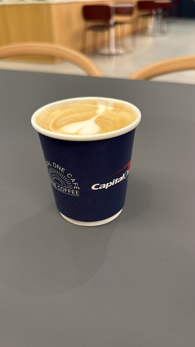 Free coffee. Thanks <a href="/CapitalOneCafe/">Capital One Café</a>