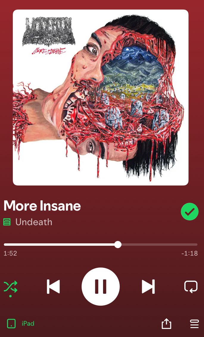as far as modern death metal goes undeath is one of my main go tos. catchy as hell cannibal corpse would be proud