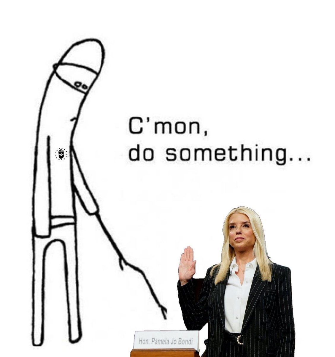 Besides running to fox news
<a href="/AGPamBondi/">Attorney General Pamela Bondi</a>