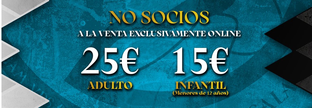 ⚽GOL SIN VAR ❌🖥️ (@golsinvar) on Twitter photo Precios desorbitados para una primera ronda de Copa RFEF de verano en el partido entre <a href="/UnionistasCF/">Unionistas de Salamanca CF</a> y <a href="/SalamancaCFUDS/">Salamanca UDS</a>
Está claro que viene por lo que viene, pero no me parece correcto hacer pagar 15€ a un bebé de un año, por poner un ejemplo.
Y si fuese al revés, también se Precios desorbitados para una primera ronda de Copa RFEF de verano en el partido entre <a href="/UnionistasCF/">Unionistas de Salamanca CF</a> y <a href="/SalamancaCFUDS/">Salamanca UDS</a>
Está claro que viene por lo que viene, pero no me parece correcto hacer pagar 15€ a un bebé de un año, por poner un ejemplo.
Y si fuese al revés, también se