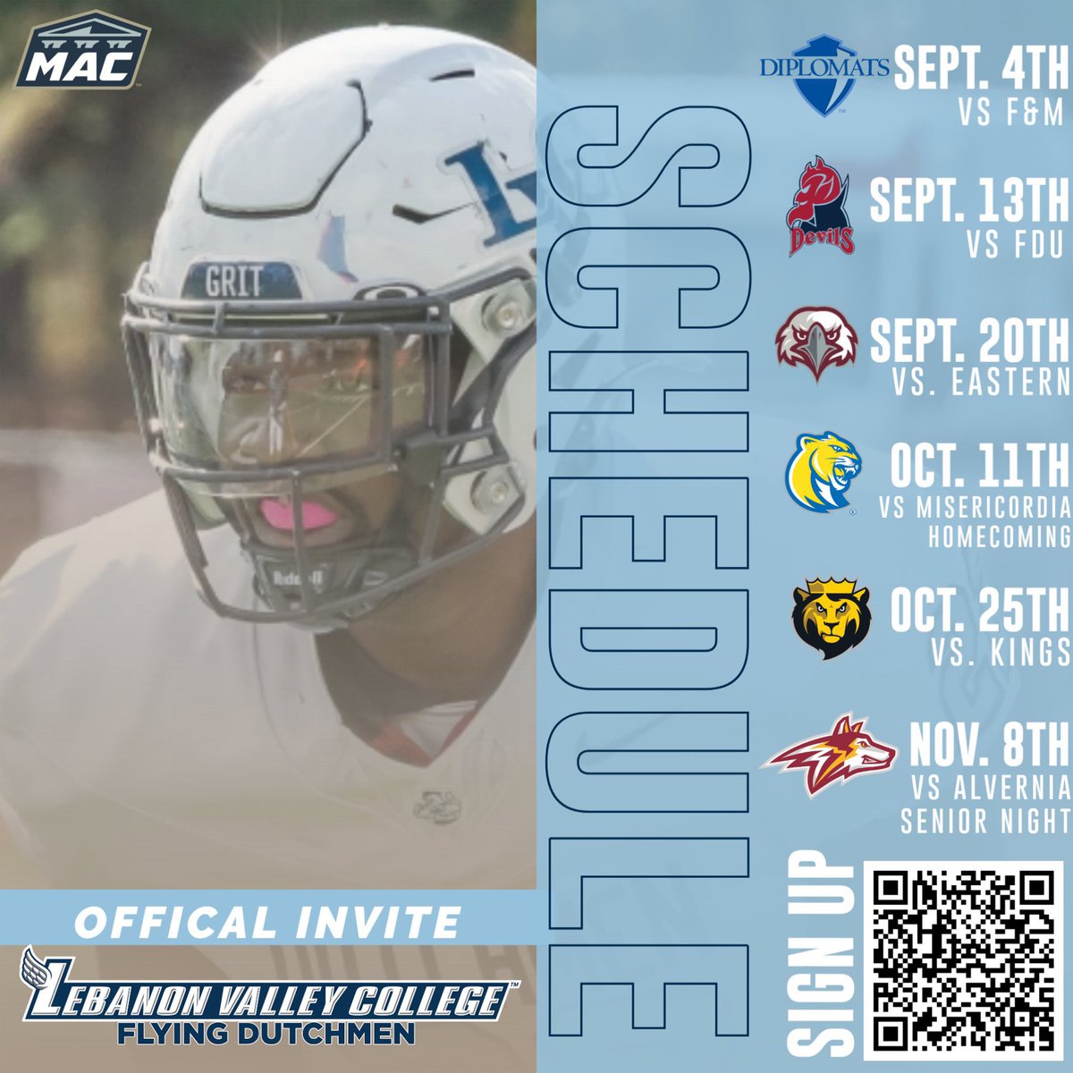 Thank you <a href="/Coach_Marcus50/">Jake Marcus</a> for the Gameday invite!! <a href="/LVCFootball/">LVC Football</a>