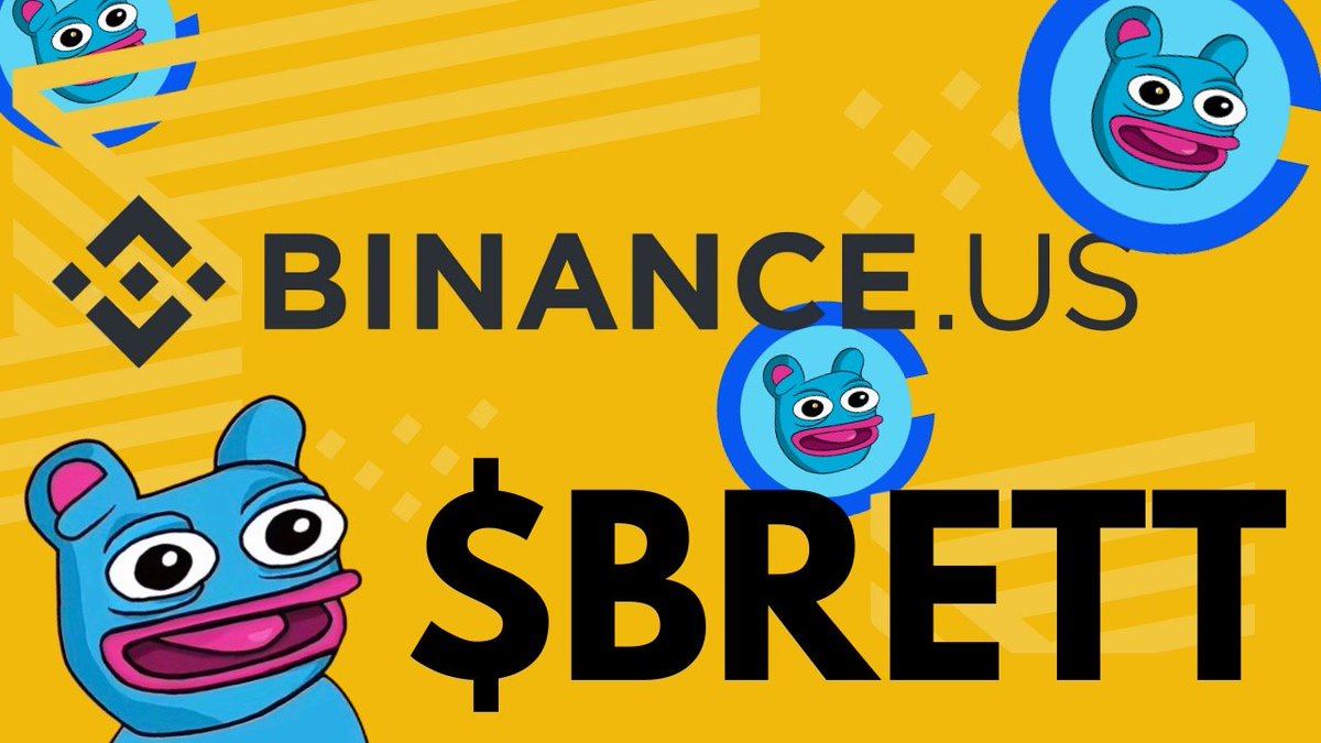 🚨 $BRETT Just Unlocked

@binanceus just opened the door.

Liquidity’s coming.

Base’s #1 meme is crossing over.

ITS  @basedbrett SEASON!!