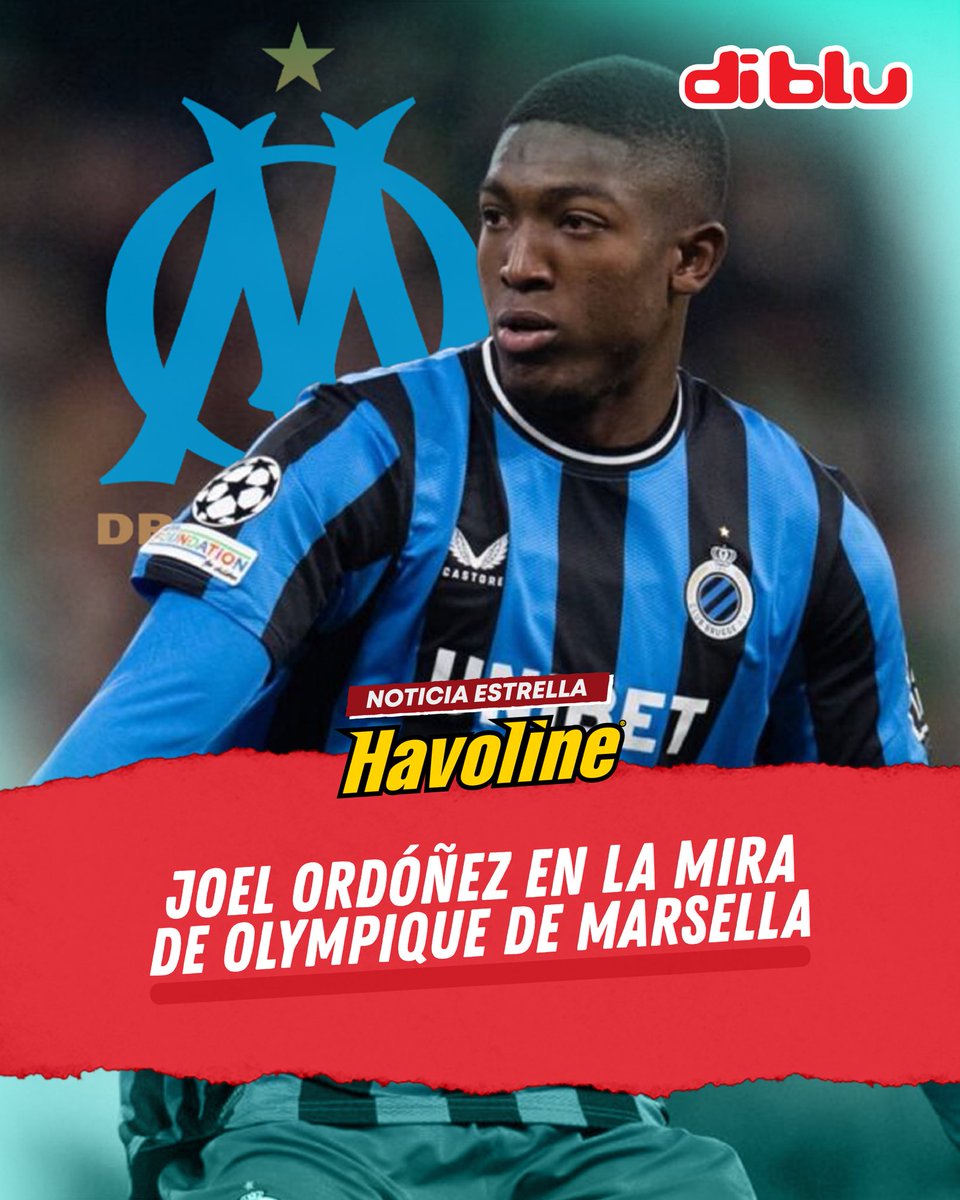 Radio Diblu (@radiodiblufm) on Twitter photo 💣 ¡UN INTERÉS MUY SERIO!
Informa el periodista <a href="/sachatavolieri/">Sacha Tavolieri</a> que Olympique de Marsella 🇫🇷 maneja la opción de fichar a Joel Ordóñez 🇪🇨 para reforzar la línea defensiva 💪🏻
Desde Francia señalan que el zaguero ecuatoriano de 21 años cumple con las características que el club 💣 ¡UN INTERÉS MUY SERIO!
Informa el periodista <a href="/sachatavolieri/">Sacha Tavolieri</a> que Olympique de Marsella 🇫🇷 maneja la opción de fichar a Joel Ordóñez 🇪🇨 para reforzar la línea defensiva 💪🏻
Desde Francia señalan que el zaguero ecuatoriano de 21 años cumple con las características que el club