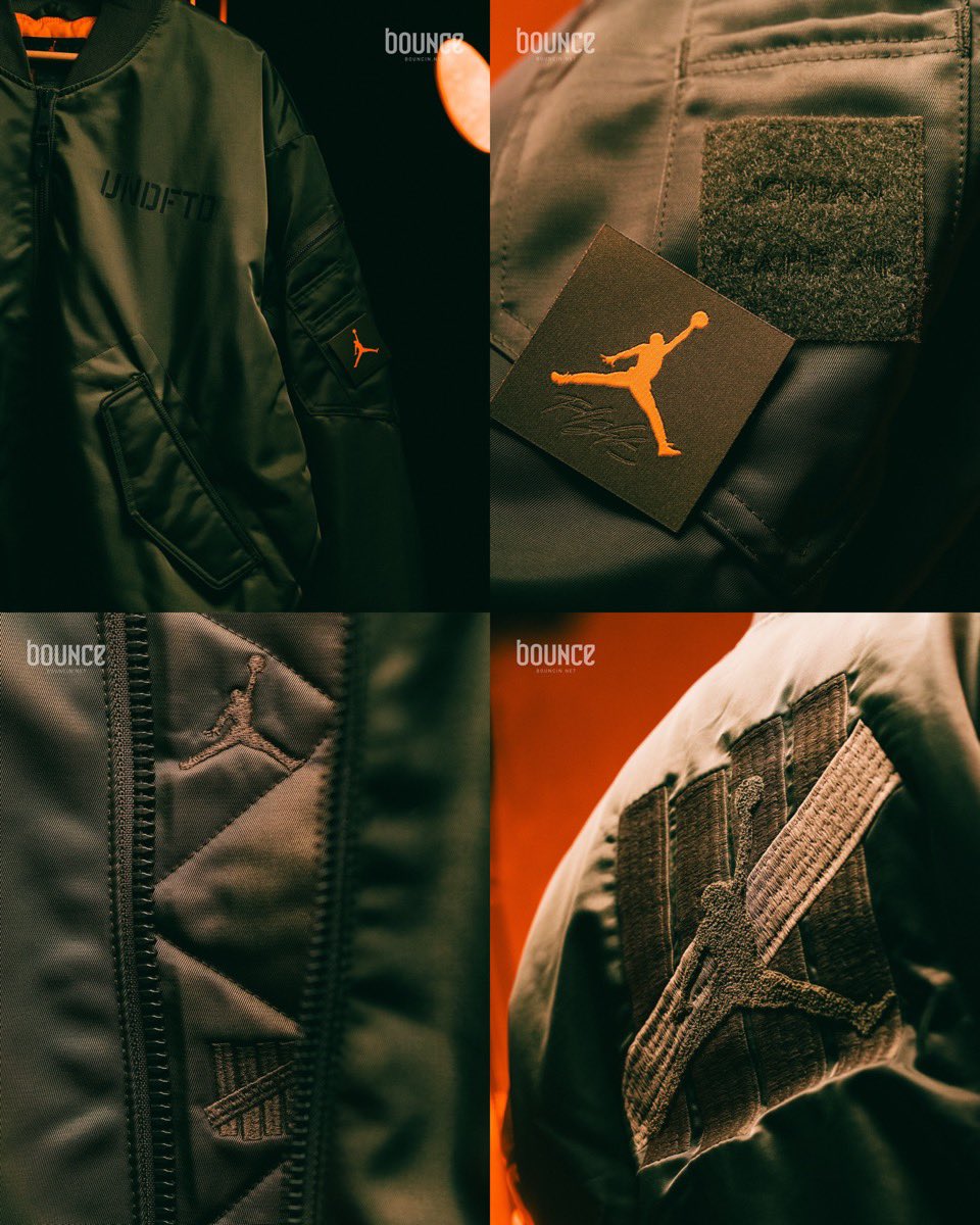 UNDEFEATED x Nike Air Jordan MA-1 Flight Jacket & Tee 【アンディ