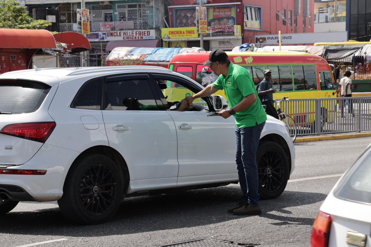Today, I hit the streets to connect directly with the people, stopping in Papine Square, Manor Park, Half-Way-Tree, and Downtown Kingston, to share our Record of Achievements document.

It’s important to me that Jamaicans see for themselves what we’ve accomplished, more jobs,