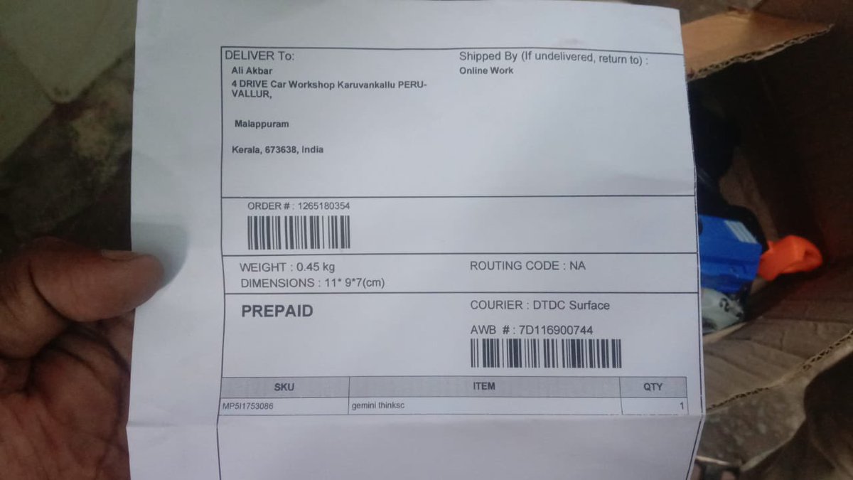 thasneempanoli's tweet photo. . @amazonIN Cheated me. I have ordered OBD Scan Tool worth 22,000 and delivered today evening. But the product I received is toy gun worth 200 rupees . When I complained in amazon customer support ,they just refused for replacement or refund. Why this scam on customr @AmazonHelp https://t.co/fBlr2Yn6mw