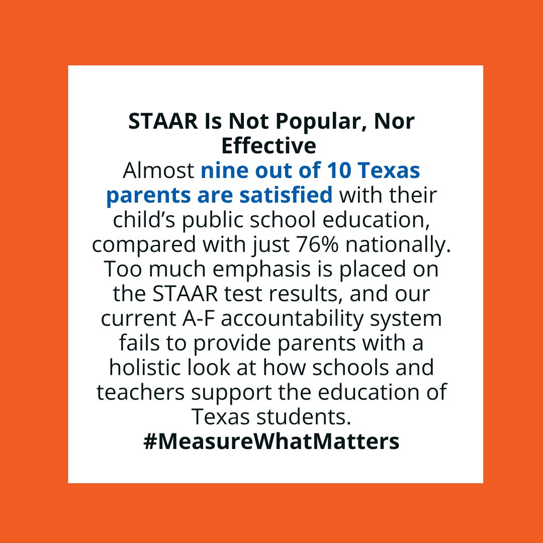 Real learning takes time. Real assessments should support students throughout the school year. Texas students and teachers deserve better tools to measure their progress. 
Download our Special Session Policy Brief here: raiseyourhandtexas.org/policy/testing…
#MeasureWhatMattersTX