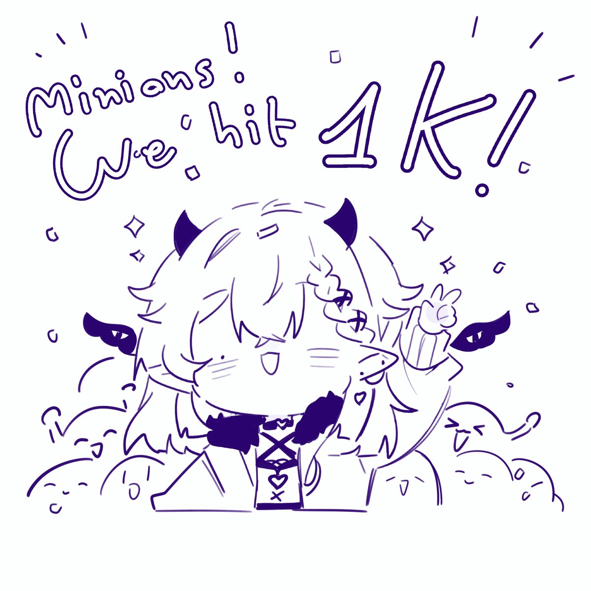 bibilivevt's tweet photo. 1K?! WHO LET Y’ALL IN?! 💥

THANK YOU for 1K followers!!!😊
I still can’t believe it happened 💖
Your support is what got me here!!🥰

LET’S KEEPP GOINGGG 💫💜

#Vtuber #ENVtuber #VtuberUprisings https://t.co/3FyMdRB1OU