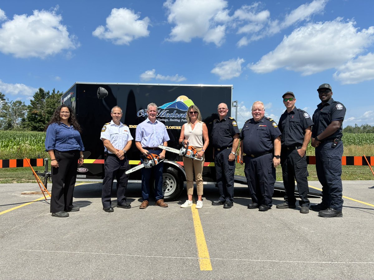 Oro-Medonte is making smart use of its Community Emergency Preparedness Grant!

Thanks to provincial funding, the Fire &amp; Emergency Services and Public Works teams have upgraded their joint response system with new gear tailored to the region’s rugged terrain.

They’re now ready