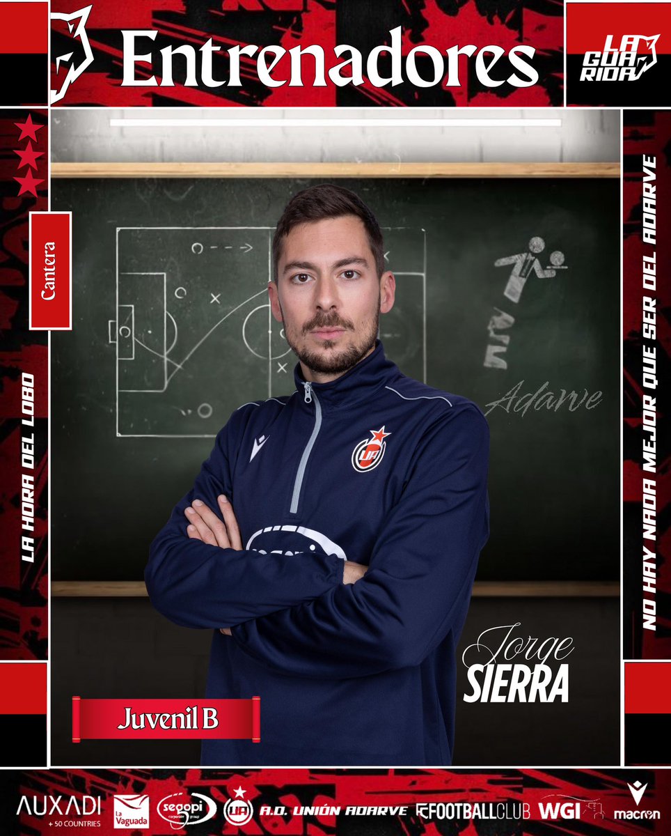 👦🏻 𝐂𝐀𝐍𝐓𝐄𝐑𝐀 | ¡Jorge Sierra llevará los mandos del Juvenil B!

🥰 El técnico, que logró el ascenso a Liga Nacional la pasada campaña, será el encargado de guiar al equipo en este gran reto

🐺 ¡Competid y disfrutad del día a día!