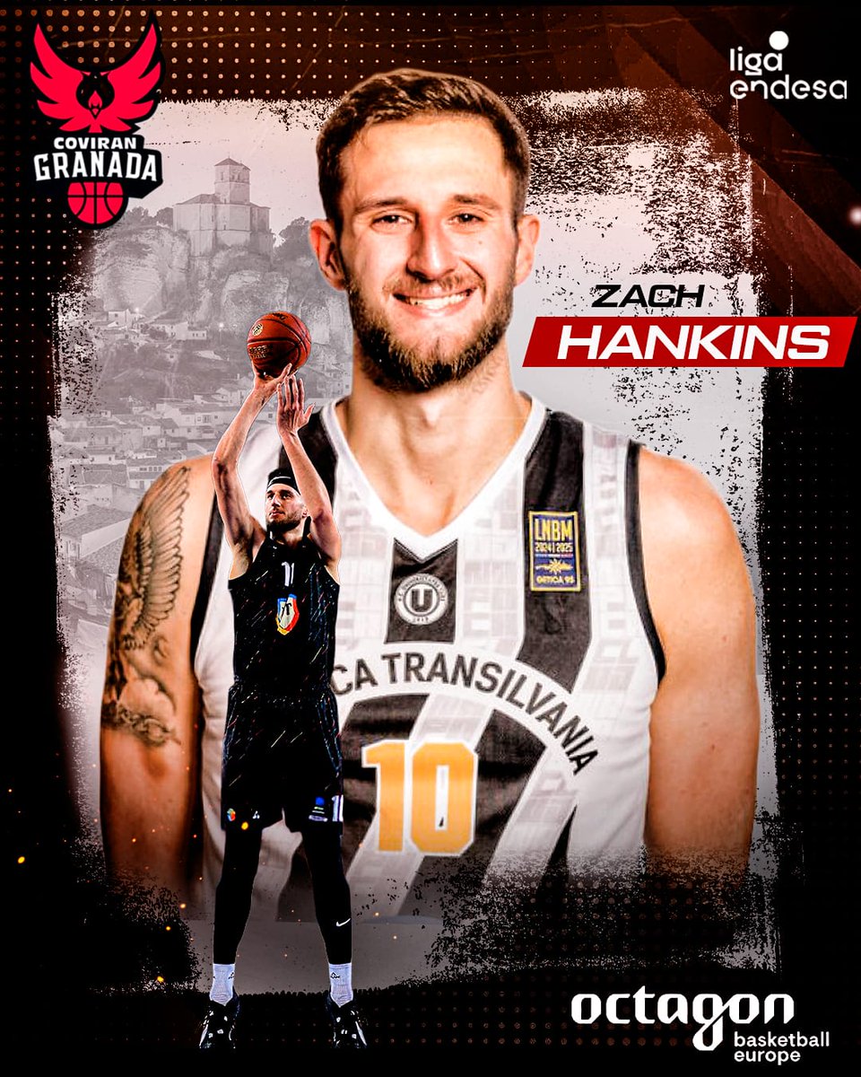 Next stop Spanish ACB for Zach Hankins, who brings his quality and skills in Granada and is ready for a season that will be the start for something great. Good luck 💪🍀🔥

#octagonfamily
