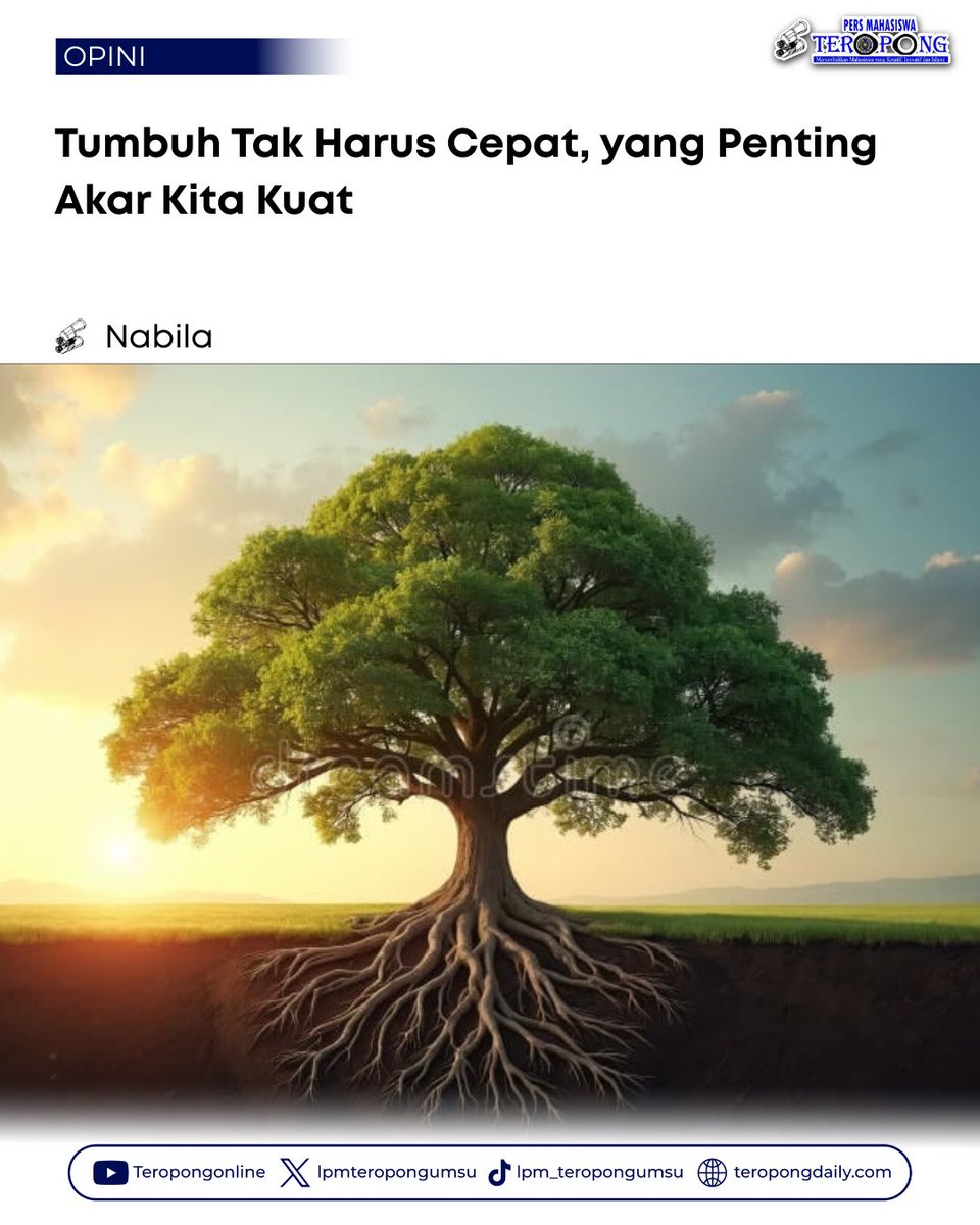 Di tengah dunia yang serba cepat dan kompetitif, kita sering merasa harus segera "jadi sesuatu". Ada tekanan untuk sukses di usia muda, memiliki banyak pencapaian, dan selalu tampak bahagia. Namun, benarkah semua orang harus —Baca selengkapnya di teropongdaily.com/tumbuh-tak-har…