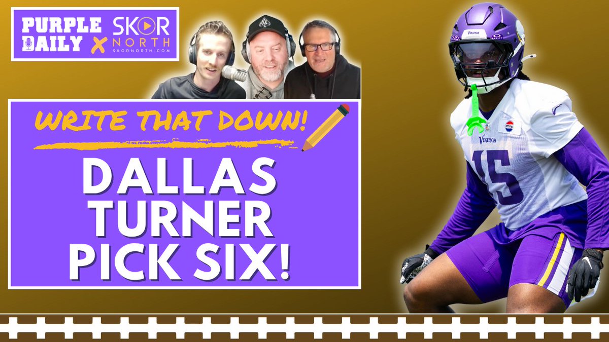 Two episodes of Purple Daily are available wherever you get your podcasts!

Why Minnesota #Vikings offense is struggling early at training camp

Plus Write That Down predictions! #SKOL 

🎙️: linktr.ee/skornorth