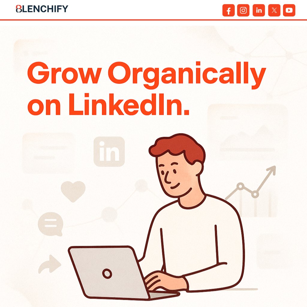 blenchify's tweet image. Boost your LinkedIn presence organically with Blenchify’s expert social media management. Real growth, real connections.

#LinkedInMarketing #SocialMediaManagement #OrganicGrowth #Blenchify #DigitalMarketing #ContentStrategy #ProfessionalNetworking #BrandGrowth #LinkedInTips