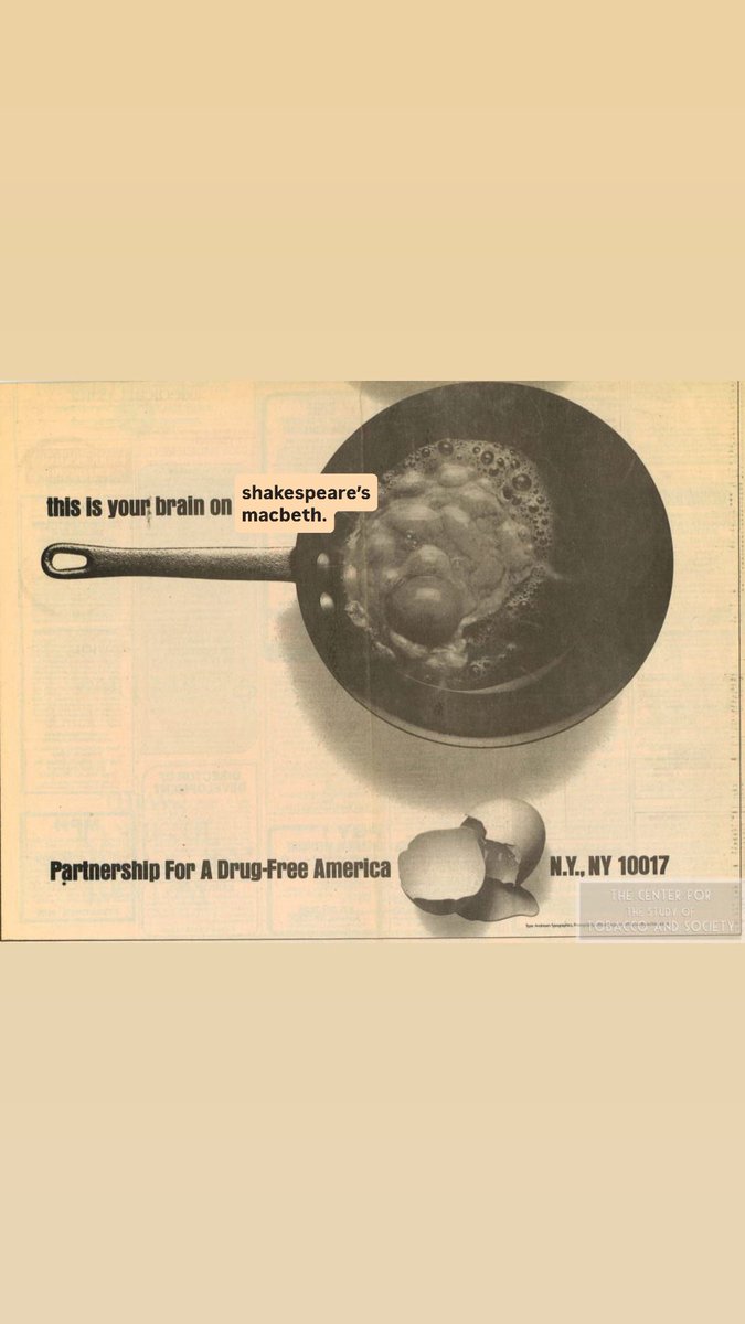 maybe this is the secret trick to re-igniting student interest in literature: all of the squares need to tell them to be afraid of it.