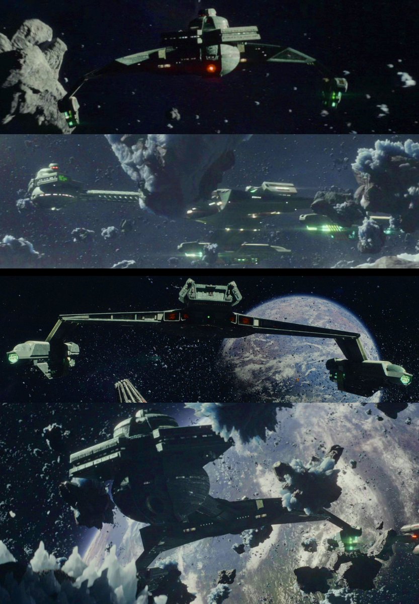 Here are all the shots we get of the Klingon D7 battlecruiser in #StarTrekSNW's "Shuttle to Kenfori" for you to feast your eyes on! :-)