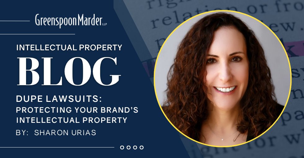 In today’s fast-paced fashion and retail world, “dupe” or “knockoff” lawsuits are making headlines—and raising serious concerns for brands protecting their designs. Explore the latest IP blog post by Sharon Urias to learn more about this rising issue.

👉 ow.ly/wLIu50WxwzI