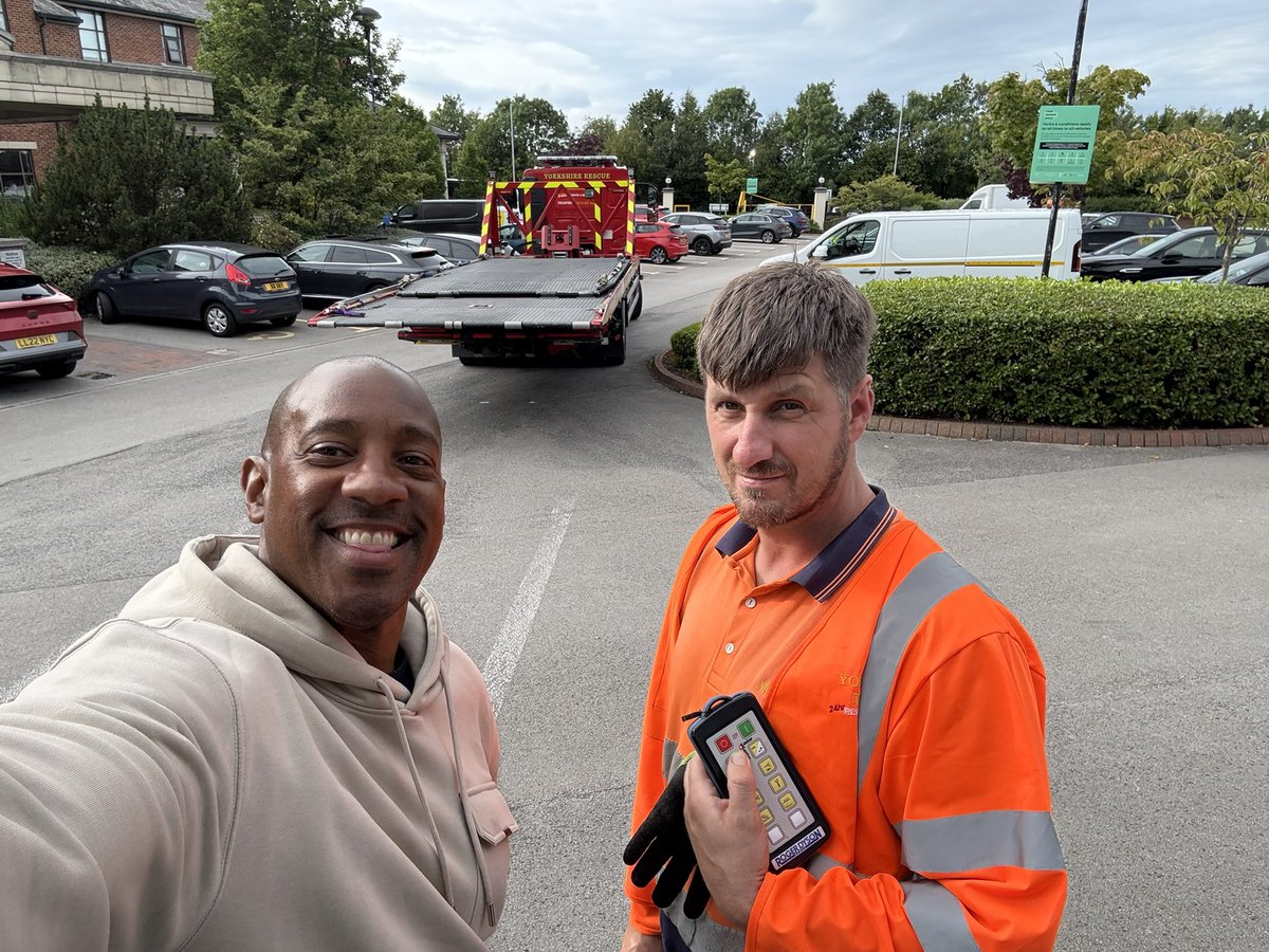 Well,that wasn’t much fun! HUGE thanks to “yorkshire rescue services” they  were with me within 30mins,and a special thank you to Mark! Top Fella! 👌🏾