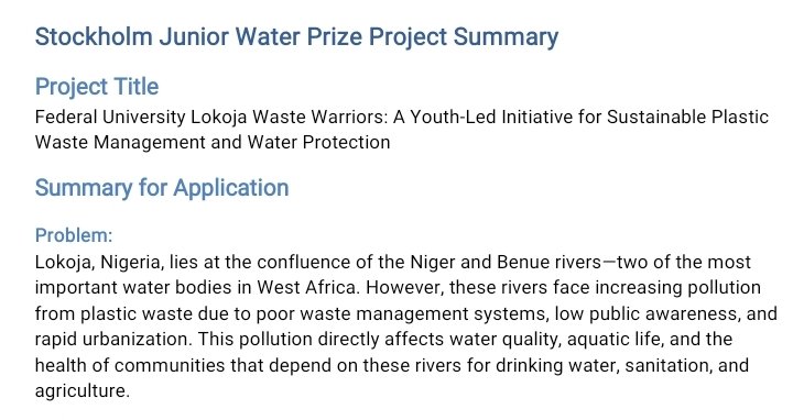 WisdomInTech's tweet image. 🧵
I gave up my exam prep time.
Did consultations. Research. Poured my heart into this project.
Then I waited… and waited… for the winners to be announced.

Only to find out they had already been picked — and no one told me.
This still hurts. But here’s the project.